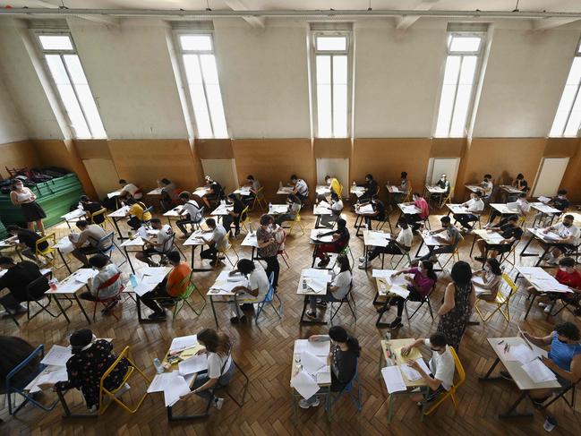 High ceilings in exam halls have been linked to poorer exam performance. Picture: Frederick Florin