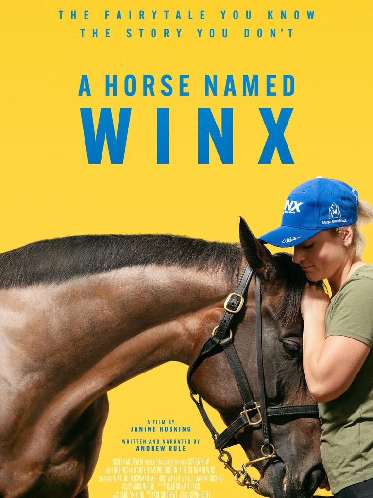 The poster for the new Winx documentary, A Horse Named Winx.