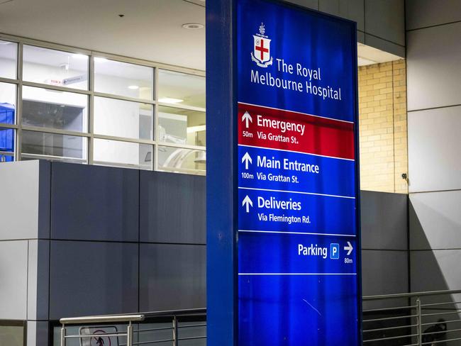 The Royal Melbourne Hospital is bracing for up to $230m in cuts over the next two years. Picture: Wayne Taylor