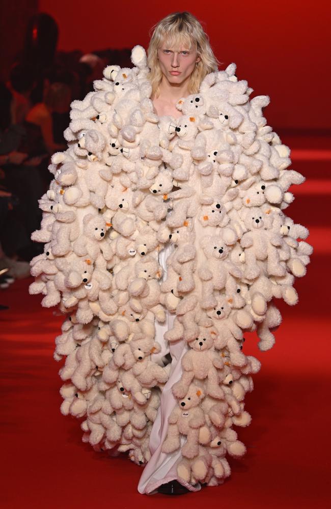 A model walks the runway during the Vetements Womenswear Fall/Winter 2024-2025 show as part of Paris Fashion Week. Picture: Kristy Sparow/Getty Images