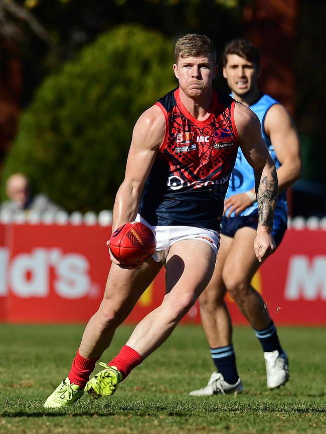 Josh Glenn was a late withdrawal against former club Central District. Picture: Tom Huntley