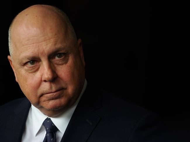 MELBOURNE AUSTRALIA - NewsWire Photos OCTOBER 4, 2023: Victorian Treasurer Tim Pallas speaks to the media prior to the start of Question time outside Parliament in Melbourne,Picture: NCA NewsWire / Luis Enrique Ascui