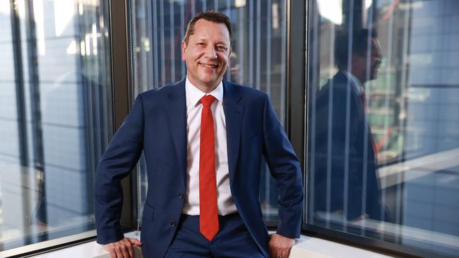 NSW planning minister Paul Scully at his office, in Martin Place, Sydney. Picture: Justin Lloyd.