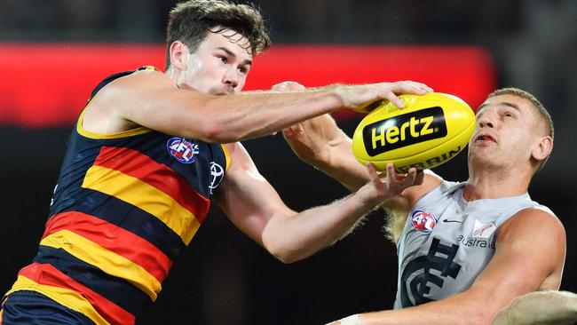 CARLTON BOUND? Crow Mitch McGovern is likely to ask for a trade to the Blues. Picture: David Mariuz (AAP).