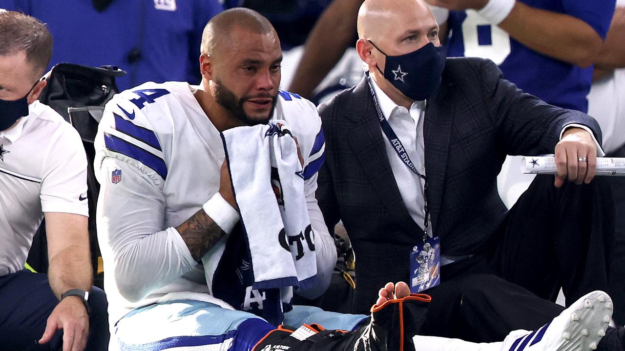 Dallas Cowboys QB Dak Prescott Carted Off The Field With Gruesome Ankle  Injury