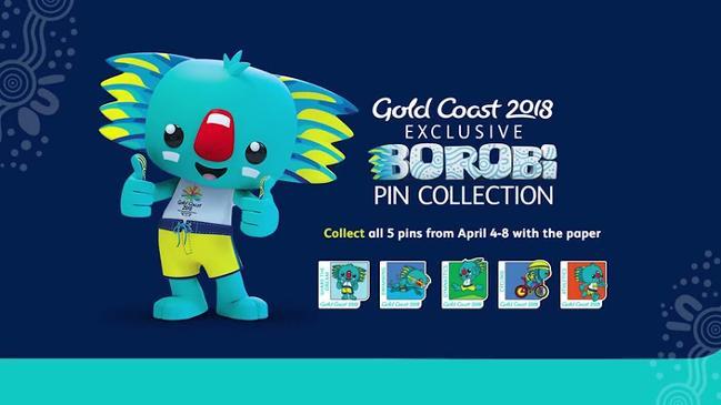 Gold Coast 2018 Official Borobi Pin Collection