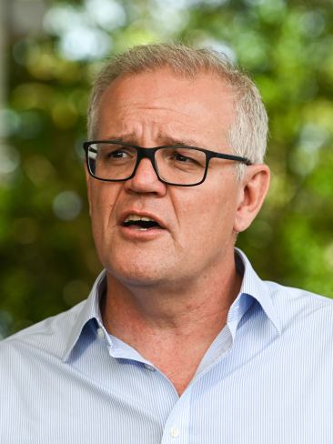 Prime Minister Scott Morrison said his government's slate of tax cuts would ease cost of living pressures for Australian households. Picture: NCA
