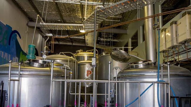 Inside Lost Palms Brewing in Miami. Picture: Jerad Williams.