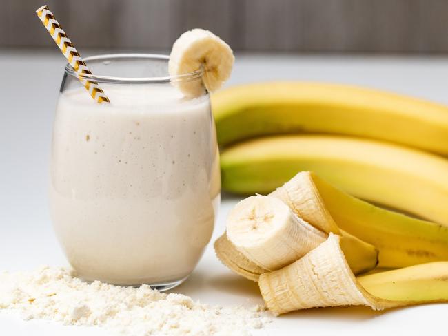 A banana milkshake.