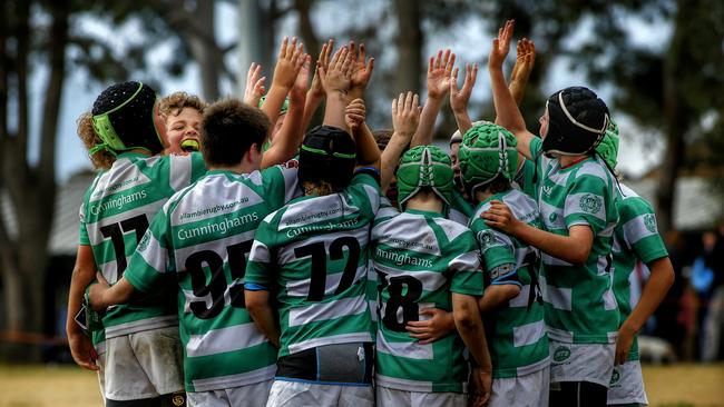 The Allambie Jets team from the Northern Beaches in action this season. Three teams from the club have made the Grand Final. Picture: David Maclean @pb_sportspics