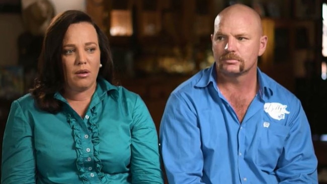 Kate and Tick Everett spoke on A Current Affair about their daughter’s ordeal. Picture: Channel 9