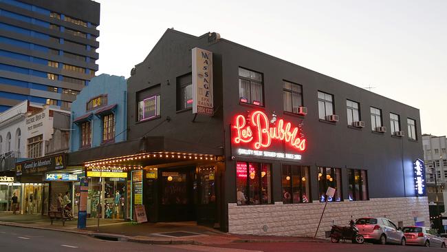 Damian Griffiths’ Les Bubbles restaurant on Wickham Street, Fortitude Valley. Picture: Marc Robertson