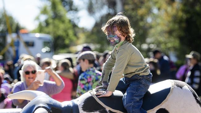 Eli Miller at Sadie's Day Out, a special community event to celebrate the life of five-year-old crash victim Sadie, held at Cambooya State School, Saturday, June 7, 2025. Picture: Kevin Farmer