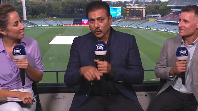 Ravi Shastri has opened up on his first look at Warnie. Photo: Fox Sports