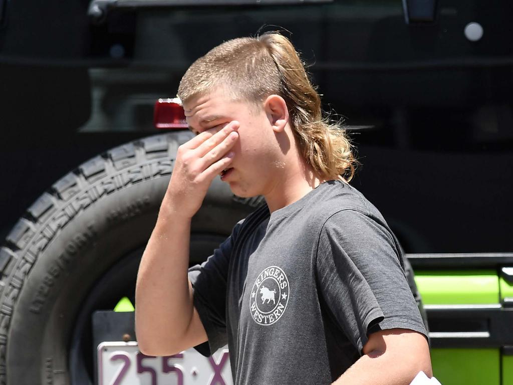 Nathanial Noe leaves Maroochydore Court House. Picture: Patrick Woods.