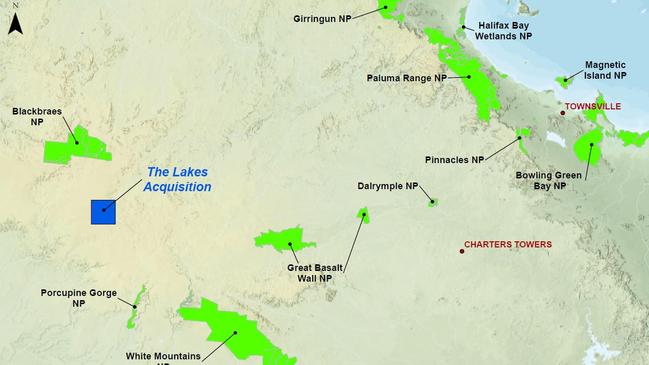 The Lakes has been purchased by the Queensland government.