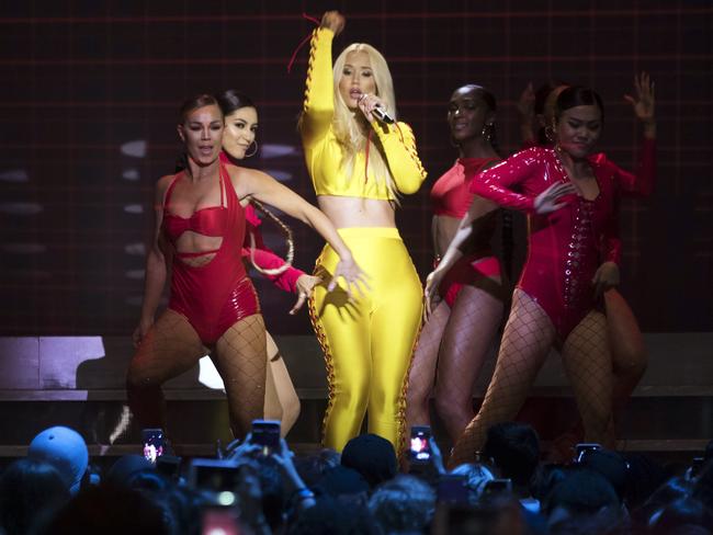 Iggy on stage in Toronto. Picture: Chris Young/The Canadian Press via AP