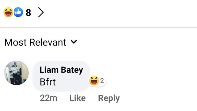 Liam Batey comments on Tweed-Byron Police District post about man with same name wanted on warrant.