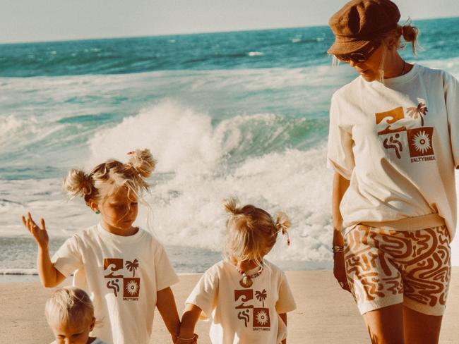 ‘So angry’: Designer finds photos of her children on rival clothing site