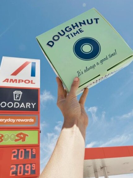 Ampol Foodary and Woolworths MetroGo stores around the country and in Tasmania will soon stock Doughnut Time.