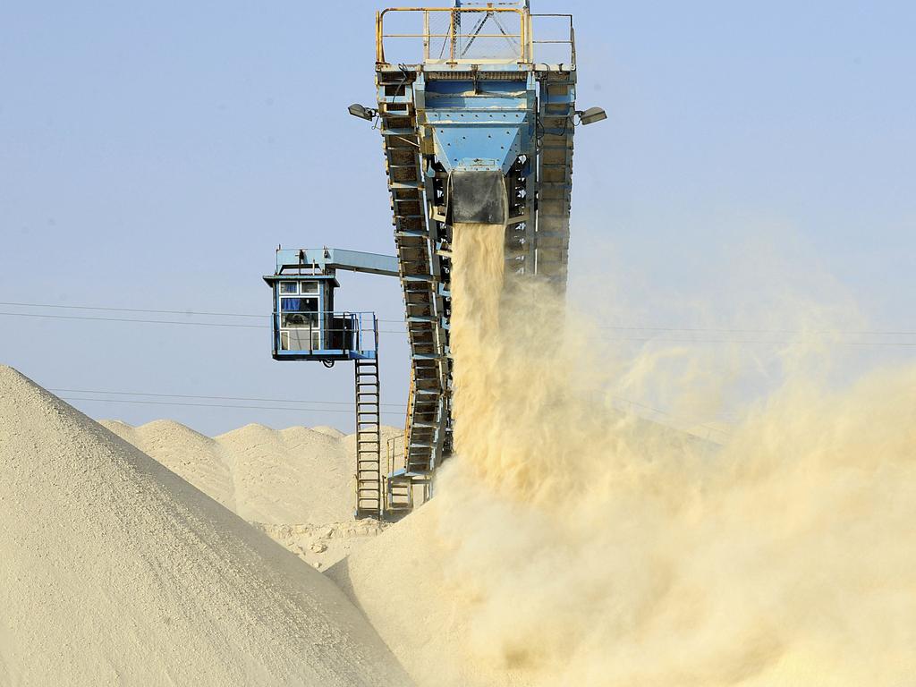 OCP Group is one of the world’s largest phosphate miners. Picture: Fadel Senna/AFP