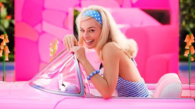 Barbie - movie production stills. Margot Robbie Ryan Gosling. Picture: Warner Bros. Pictures