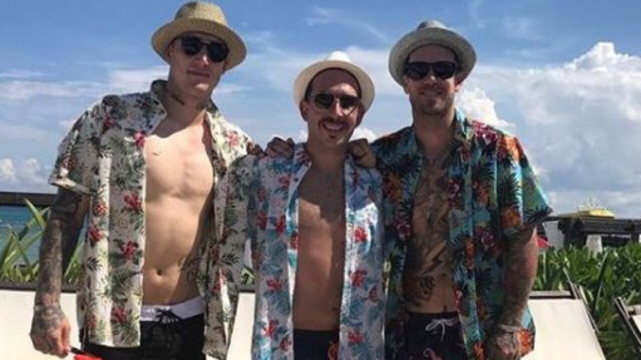 DANE SWAN and DUSTIN MARTIN Fear and loathing in MexicoPICTURE: Instagram - Dane Swan