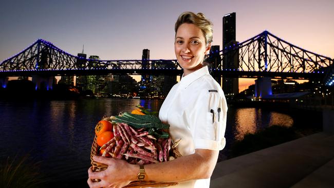 Chef Alanna Sapwell from Arc Dining in Brisbane. Picture: Adam Head