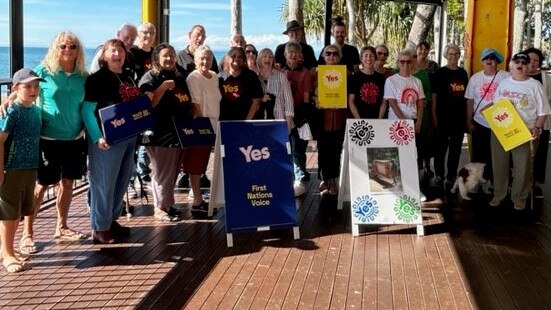 The announcement of the event in Hervey Bay comes as members of the Fraser Coast community came together this week to launch a push for the Yes vote.