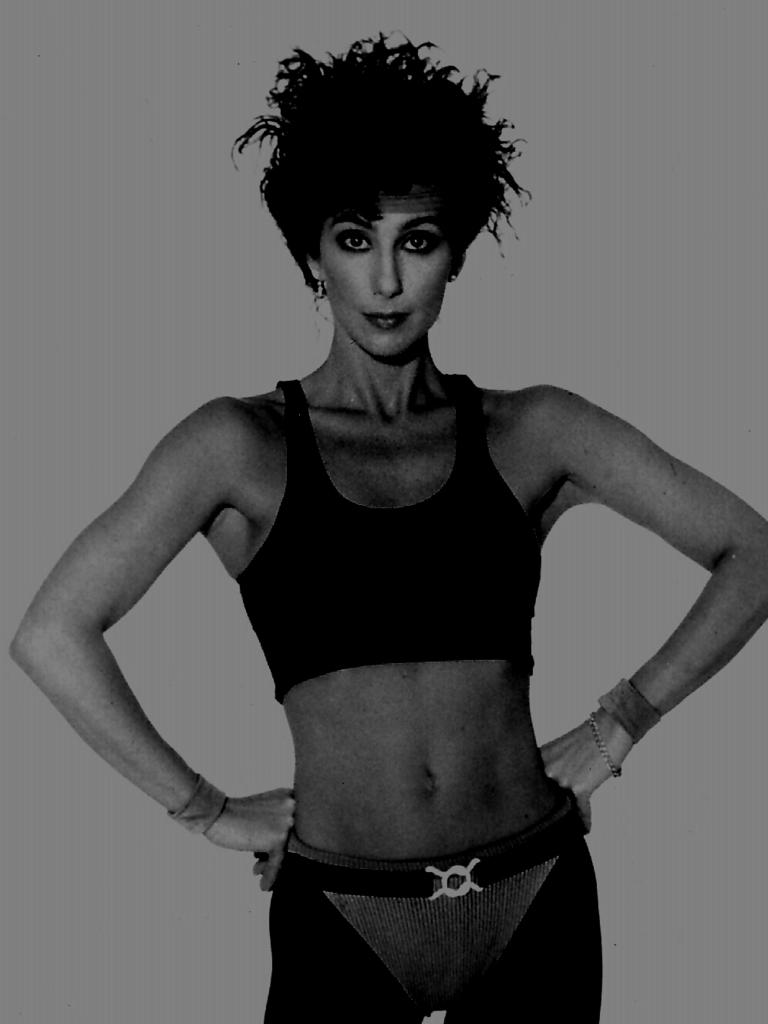 1993 file photo of singer / actor Cher wearing exercise gear. Entertainment Life