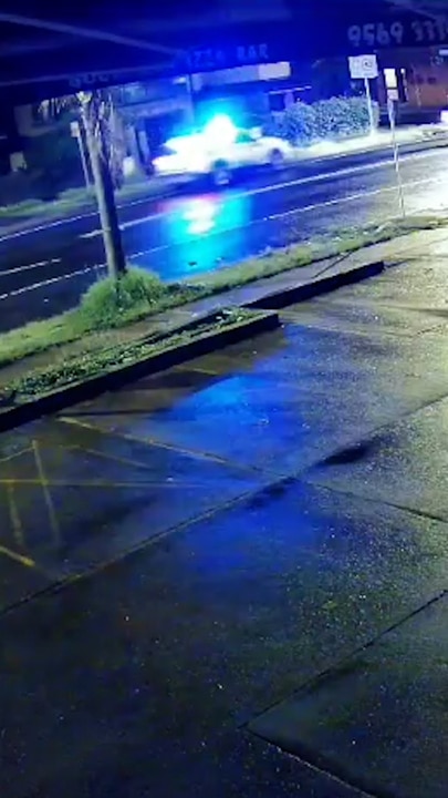 CCTV shows aftermath of Fairfield police pursuit