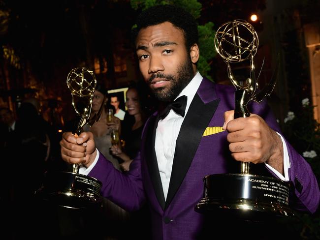 Donald Glover attends FOX Broadcasting Company, Twentieth Century Fox Television, FX And National Geographic 69th Primetime Emmy Awards After Party. Picture: Emma McIntyre/Getty Images