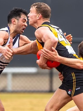 Tom Keys in action for Heidelberg. Picture: Field of View Photography