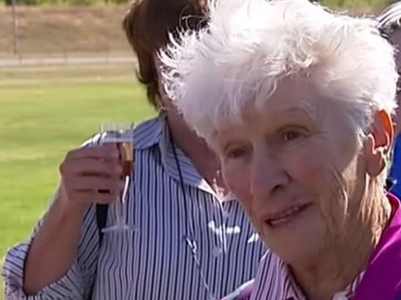 In 2008 she took a sky dive for her 80th birthday before her health deteriorated. Picture: ABC News.