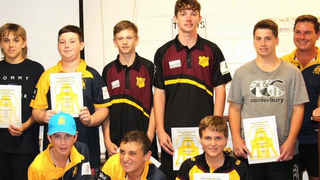 GRCA Junior Awards Night 2023 Upper Tier Runners Up Gold. Picture: Supplied