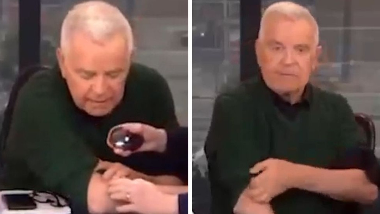 TV host told he has cancer live on air