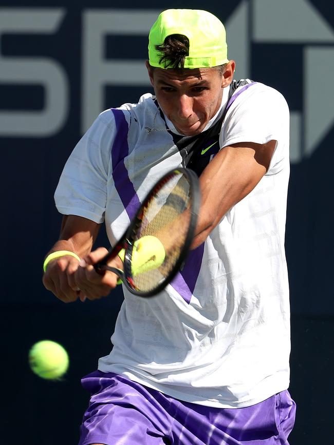 Alexei Popyrin powers into the third round. Picture: Getty Images