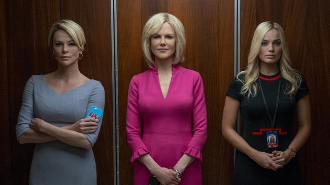 Clickbair... Charlize Theron, Nicole Kidman and Margot Robbie in the Bombshell movie.