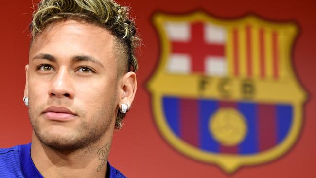 FC Barcelona football star Neymar.