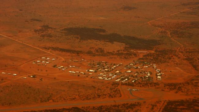 Yuendumu from the air.