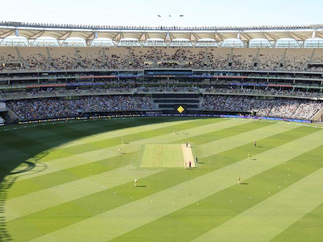 The cricket crowd in Perth was depressingly small for the third ODI. Picture: Getty