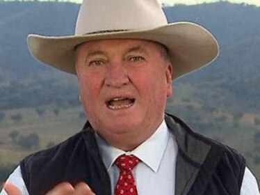 barnaby joyce appears on sunrise