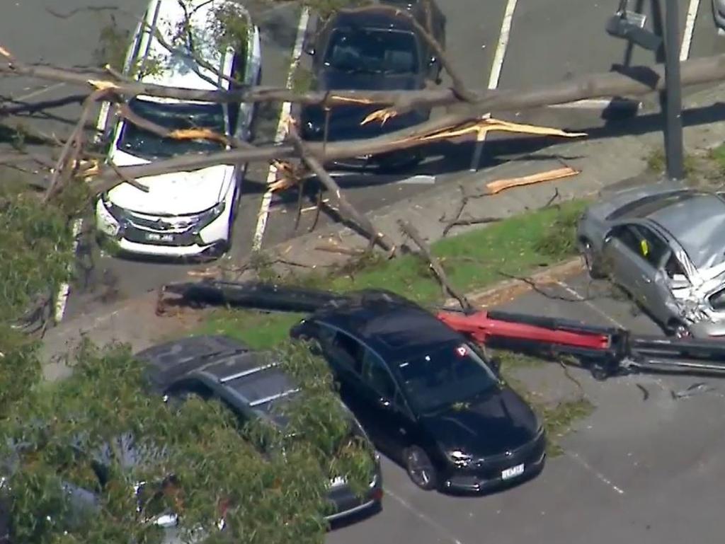 Nobody was injured. Picture: 9News Queensland.