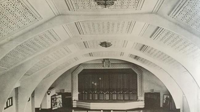 Patrons could still smoke in the Boomerang Theatre in the 1990s.