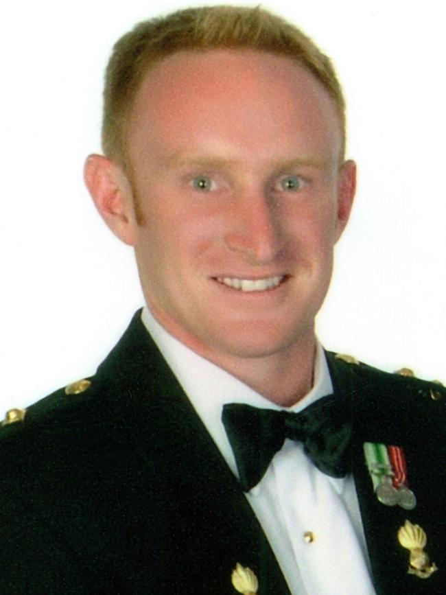 Lieutenant Michael Fussell, 25, died when he stood on the trigger of an insurgent bomb while on foot patrol on November 27, 2008.