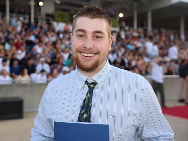 Luke Condon at the Southport State High School Formal at SeaWorld. Picture, Portia Large.