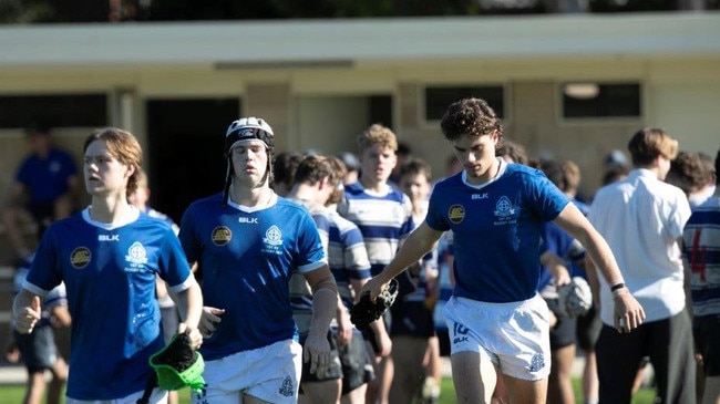 Rugby League player to watch Zane Kaatz (right).