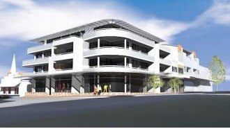 An artist's impression of the proposed shop top apartment redevelopment on the corner of Sydney Rd and Condamine St, Balgowlah. Picture; Wolski Coppin Architecture