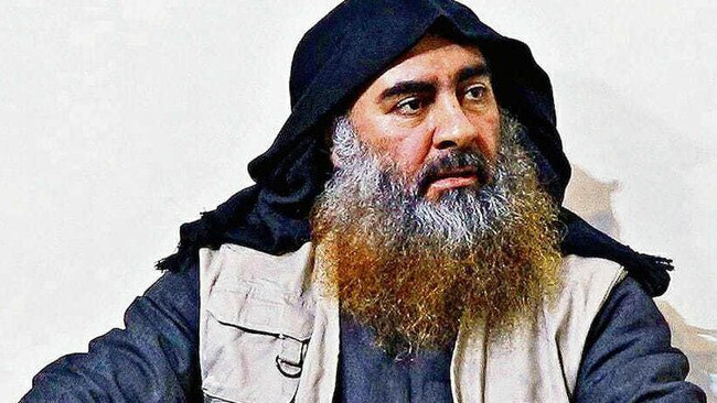 Abu Bakr al-Baghdadi was buried at sea. Picture: AP.