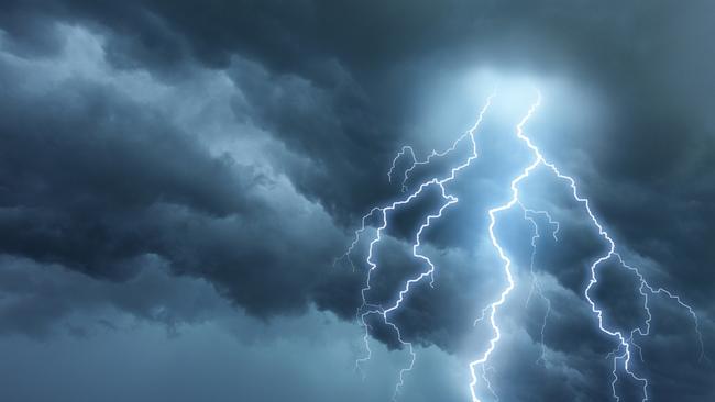 More than 100mm of rain fell in parts of Darwin overnight while about 25,000 lightning strikes were recorded.